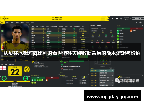 从贝林厄姆对阵比利时看世俱杯关键数据背后的战术逻辑与价值 从贝林厄姆对阵比利时看世俱杯关键数据背后的战术逻辑与价值